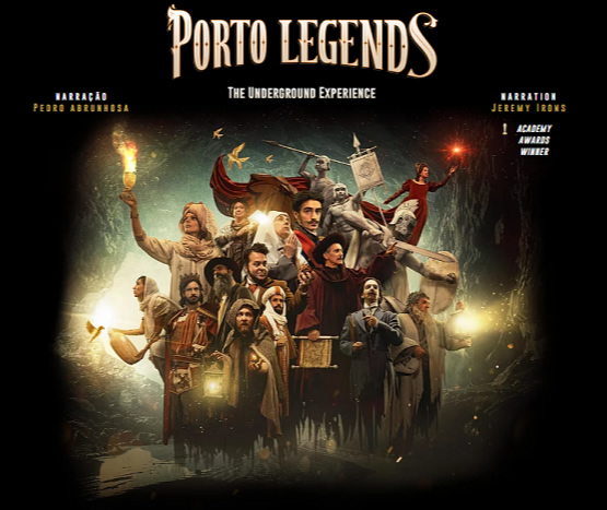 [image] Porto Legends: The Underground Experience poster of actors in costumes
