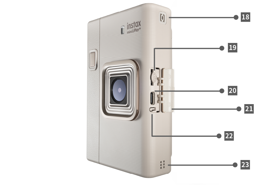 [photo] Front view of the instax mini LiPlay+™