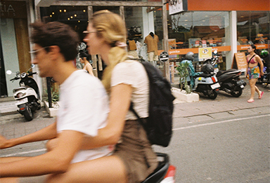 Photo of a fried egg taken with “QuickSnap™”